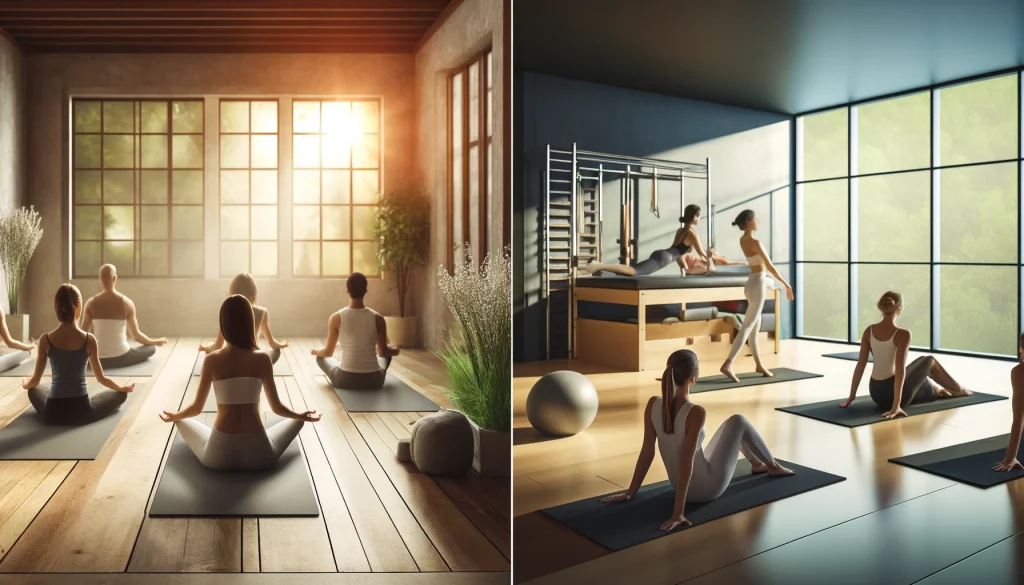 Diferencias entre el Yoga y el Pilates
