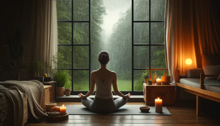 Relato de meditación en un Sábado lluvioso