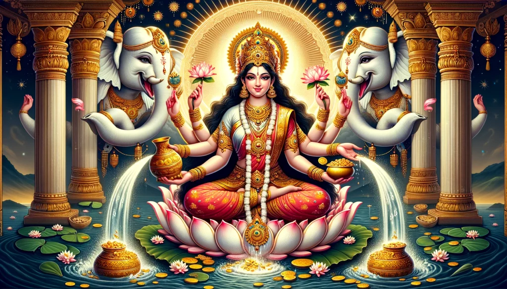 Lakshmi, la diosa hindú de la riqueza y la prosperidad