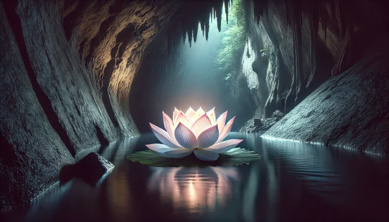 El loto en la cueva oscura